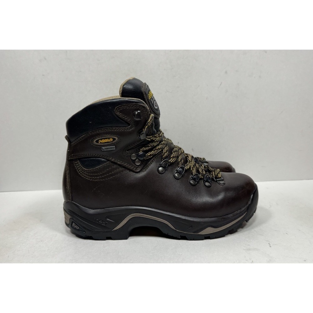 Asolo TPS 520 GV Women's Sz 8 Brown Leather Gore-Tex Vibram Soles Hiking Boots